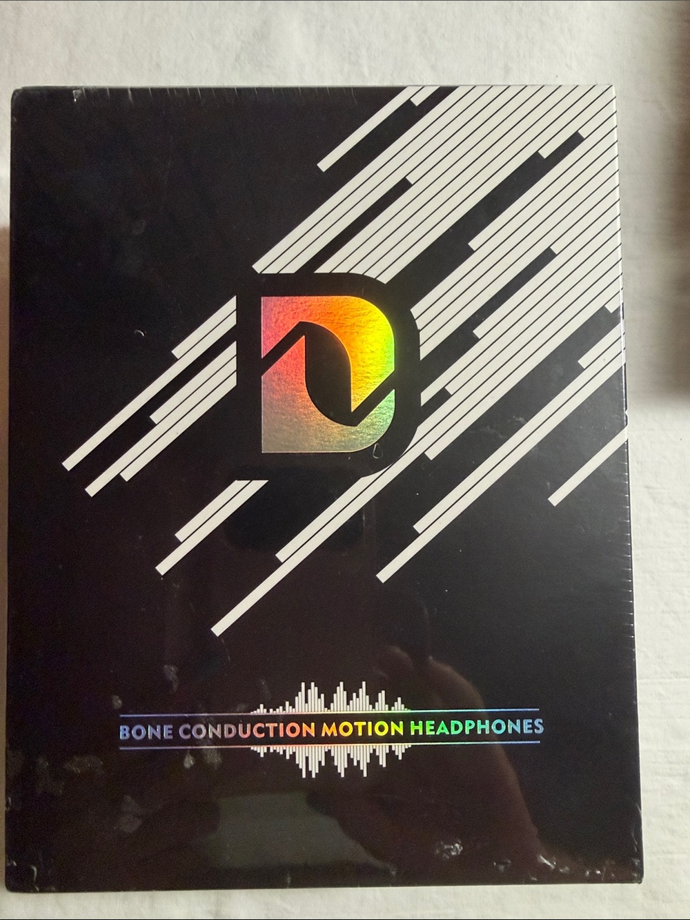 Delicious Bone Conduction Motion Headphones - Black with Holographic Accent